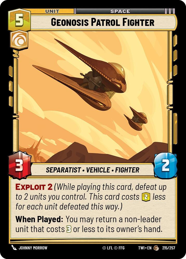 Image for Geonosis Patrol Fighter [Twilight of the Republic]