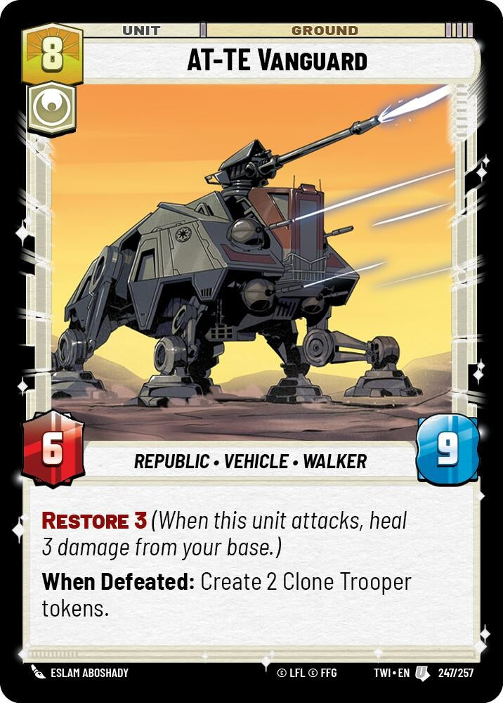 Image for AT-TE Vanguard [Twilight of the Republic]