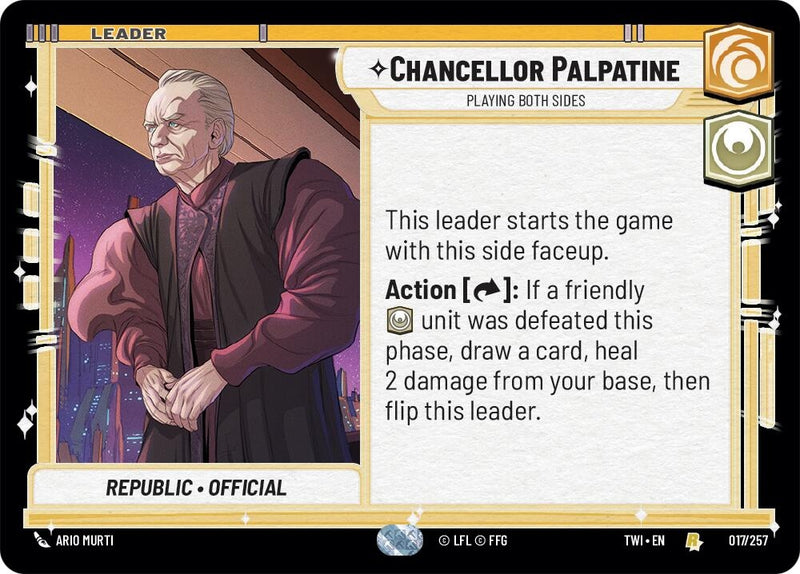 Image for Chancellor Palpatine - Playing Both Sides [Twilight of the Republic]