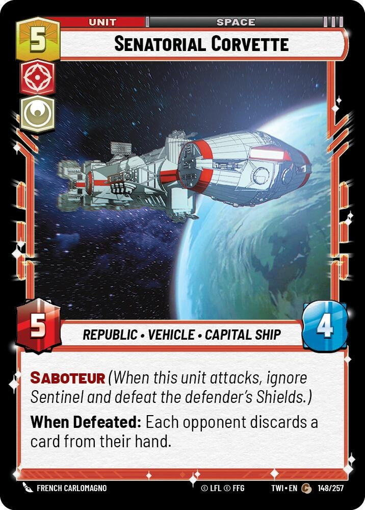 Image for Senatorial Corvette [Twilight of the Republic]