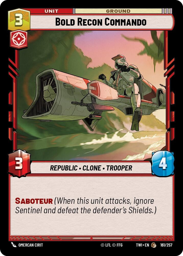 Image for Bold Recon Commando [Twilight of the Republic]