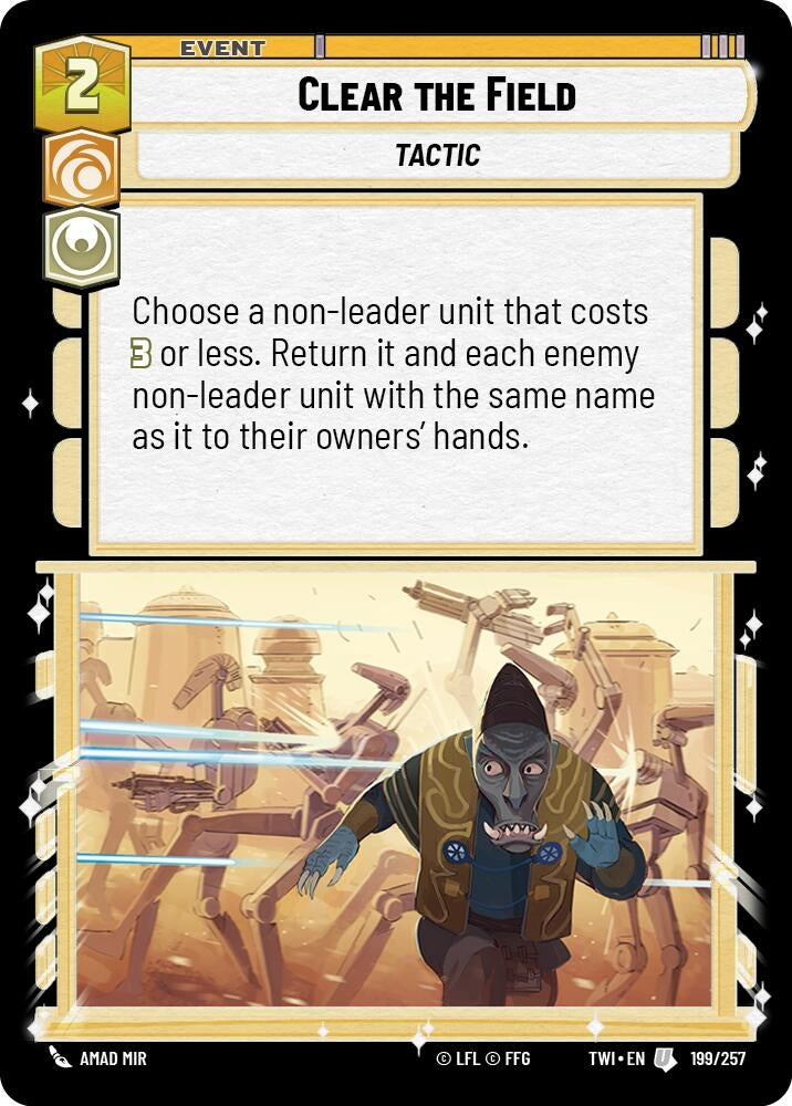 Image for Clear the Field [Twilight of the Republic]