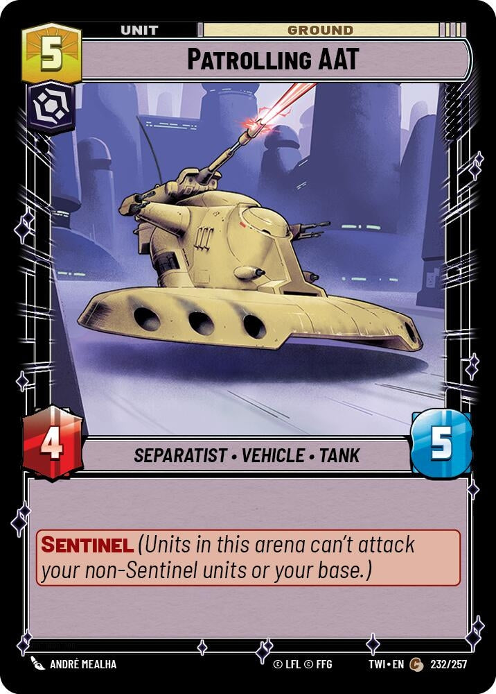 Image for Patrolling AAT [Twilight of the Republic]