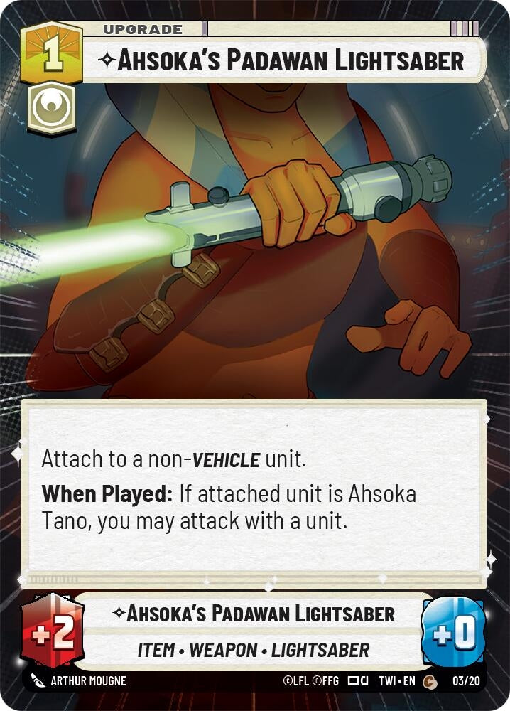 Image for Ahsoka's Padawan Lightsaber (Hyperspace) [Twilight of the Republic]