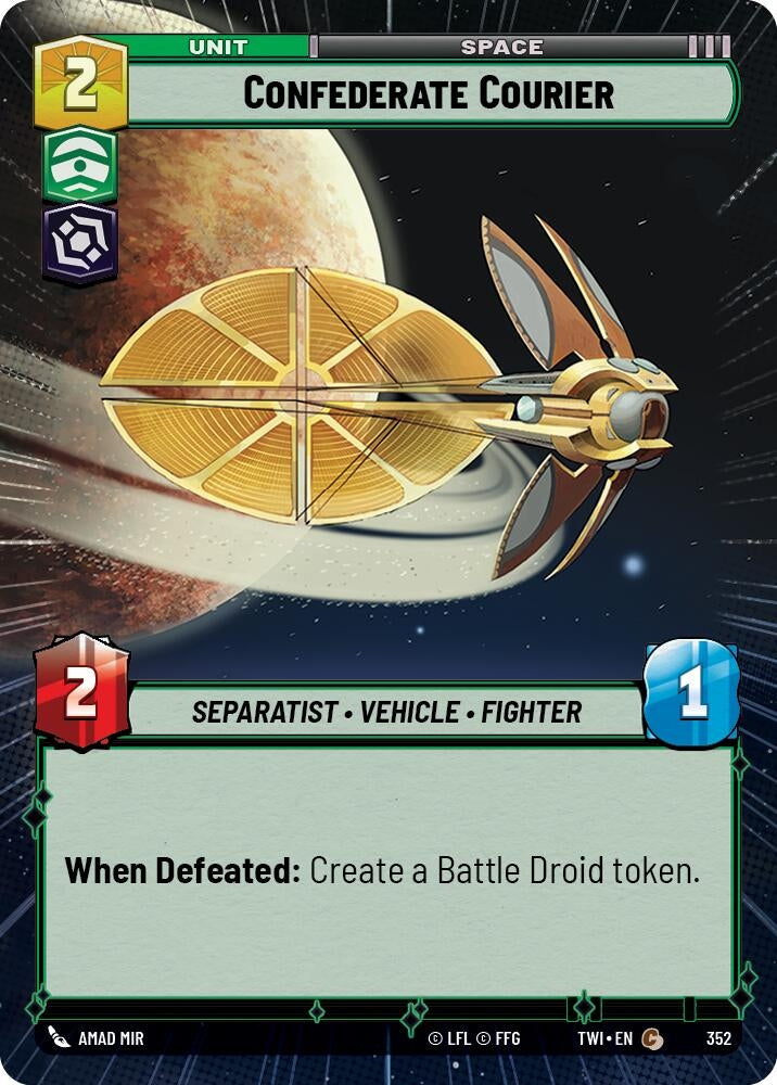 Image for Confederate Courier (Hyperspace) [Twilight of the Republic]