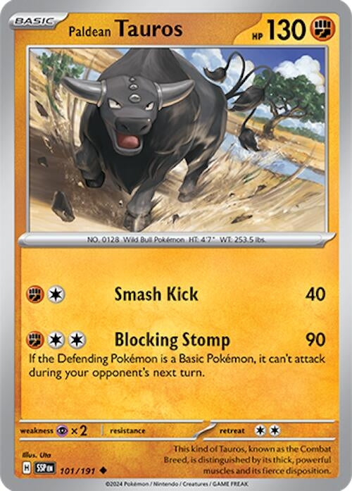 Image for Paldean Tauros - 101/191 [SV08: Surging Sparks]