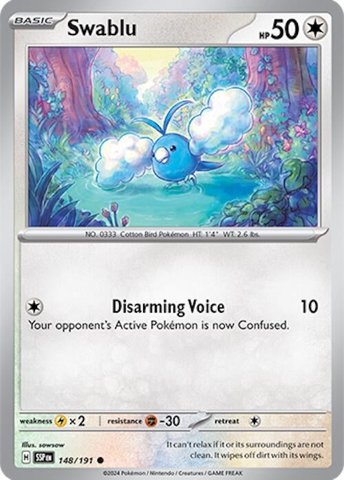 Image for Swablu [SV08: Surging Sparks]