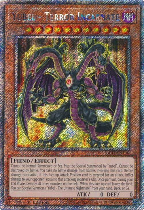 Image for Yubel - Terror Incarnate (Platinum Secret Rare) (3190)