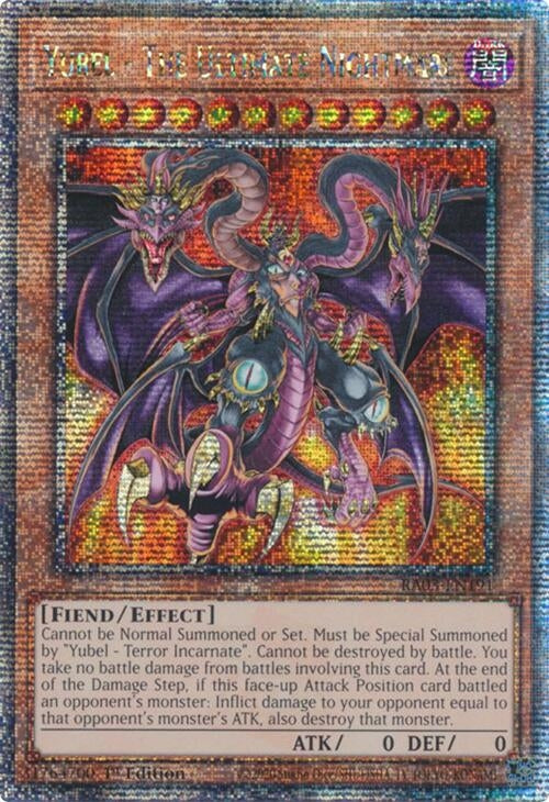 Image for Yubel - The Ultimate Nightmare (Quarter Century Secret Rare) (3191)