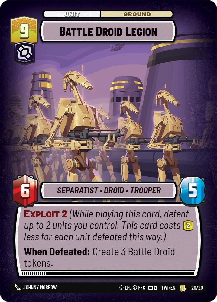 Image for Battle Droid Legion (20/20) [TOR-WPP]