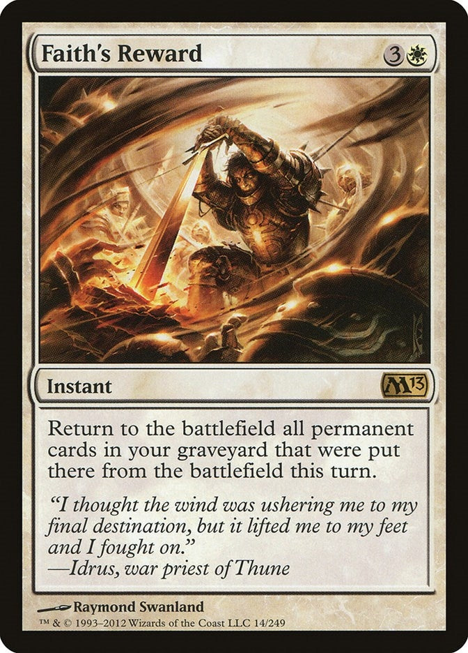 Faiths Reward (14) [M13]