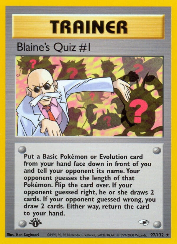 Blaines Quiz 1 (097/132) [G1]