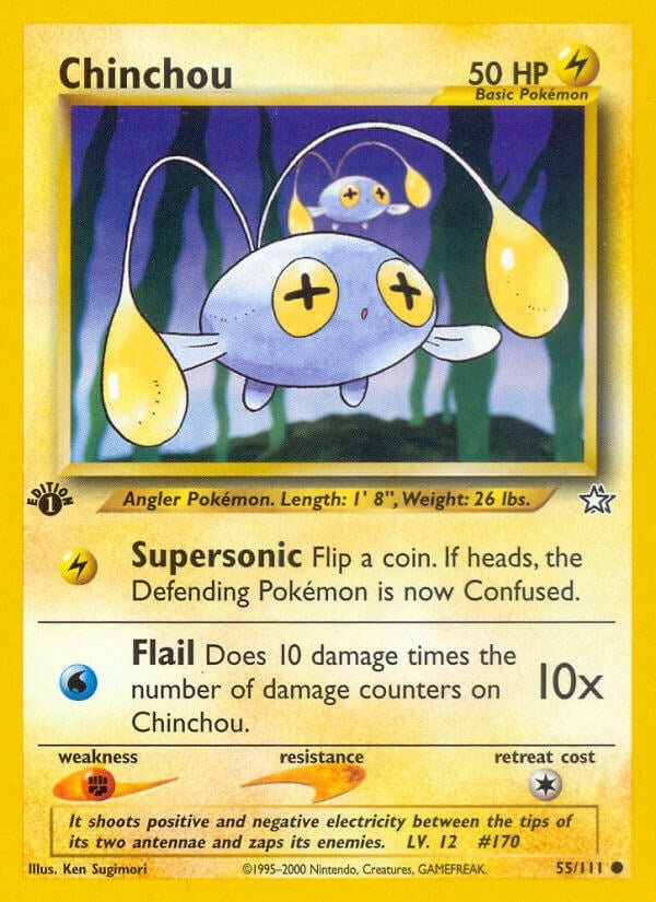 Chinchou (55/111) [Neo Genesis 1st Edition]