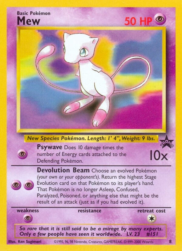 Mew (8) (8) [WoTC Promo]