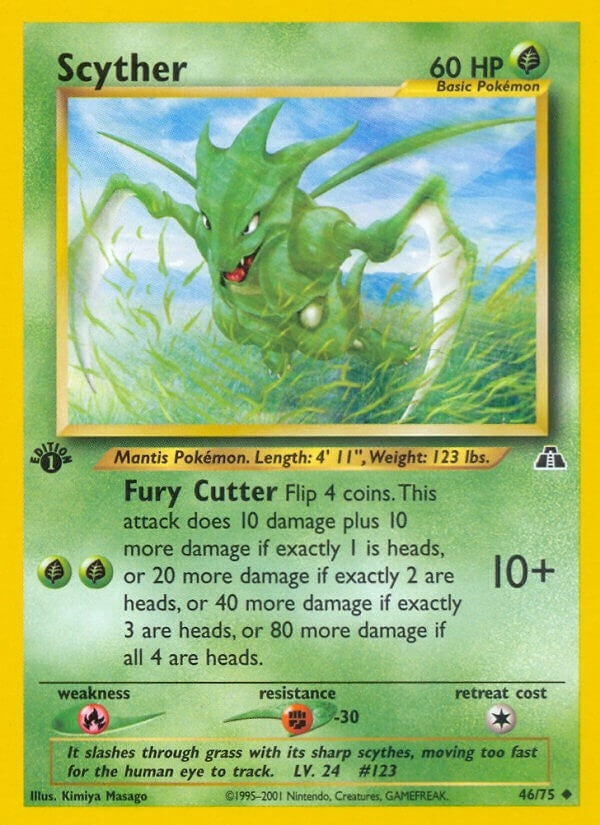 Scyther (46/75) [Neo Discovery Unlimited]