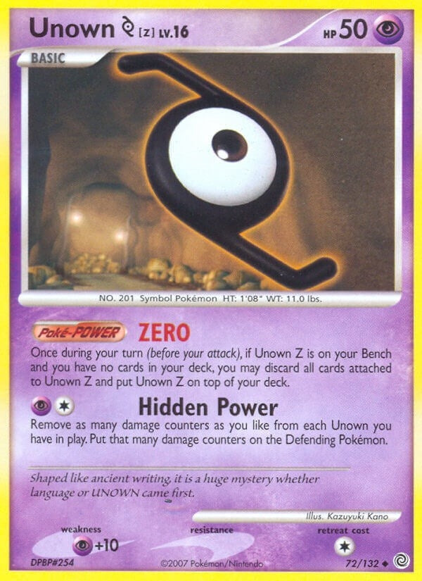 Unown Z (72/132) [SW]