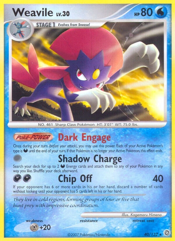 Weavile (40/132) [SW]