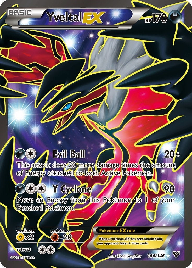 Yveltal EX 144 Full Art (144/146) [XY]