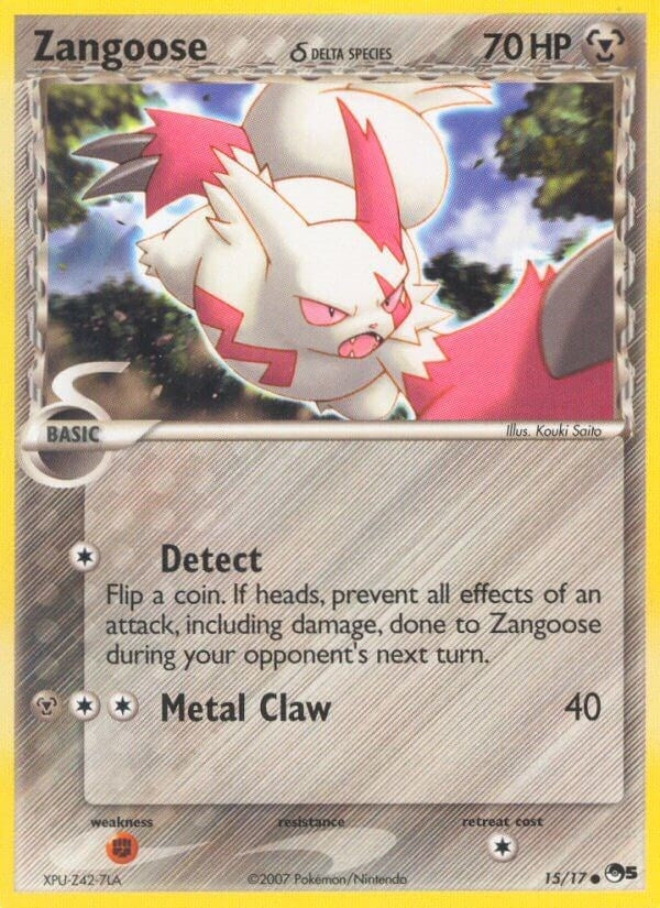 Zangoose Delta Species (015/017) [POP]