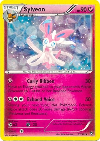 Sylveon (72/111) (Theme Deck Exclusive) [XY: Furious Fists]