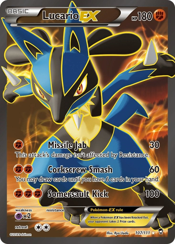 Lucario EX 107 Full Art (107/111) [FFI]