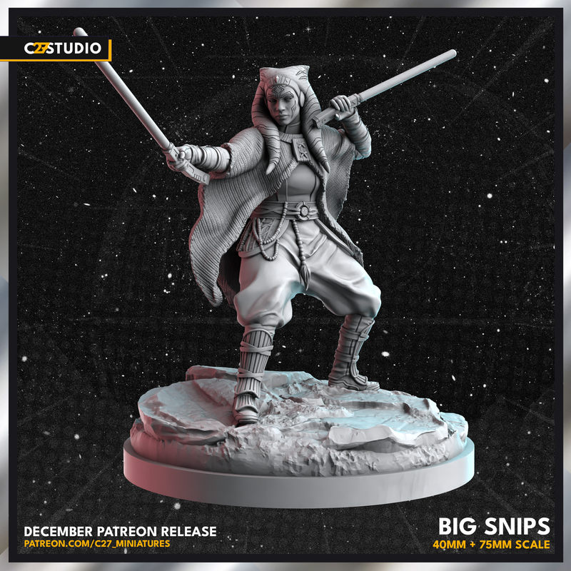 Ahsoka Tano 40mm Scale Miniature | Shatterpoint Proxy | C27