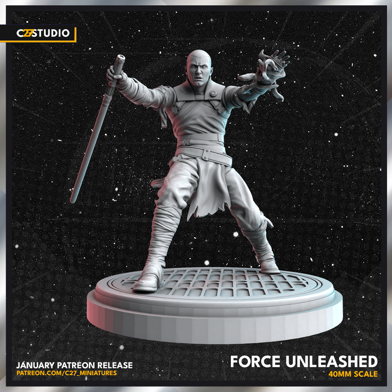 Starkiller 40mm Scale Miniature | Shatterpoint Proxy | C27