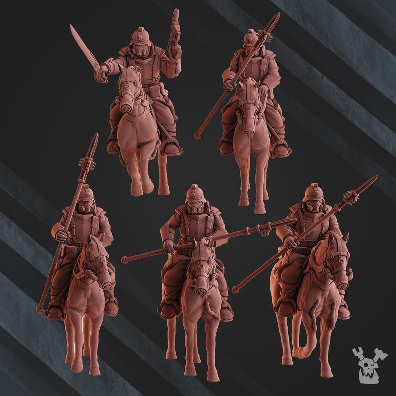 2nd Death Division Cavalry Squad x5 | DakkaDakka | Grim Dark | Fantasy | One Page Rules