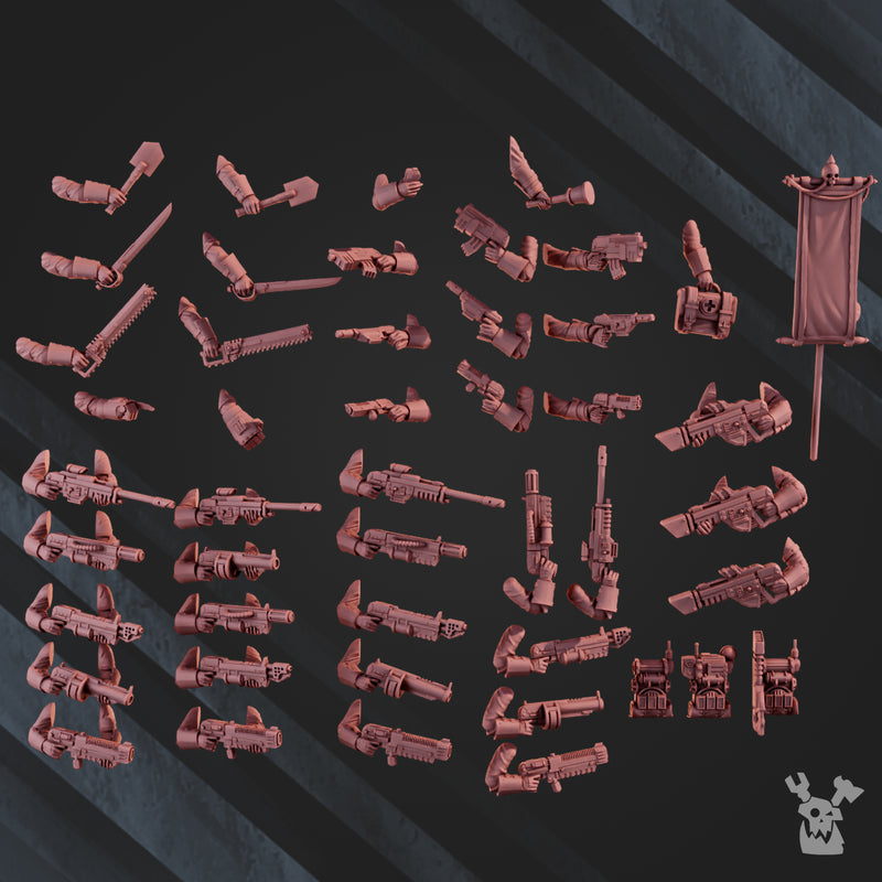 2nd Death Division Grenadier Assembly Kit | DakkaDakka | Grim Dark | Fantasy | One Page Rules