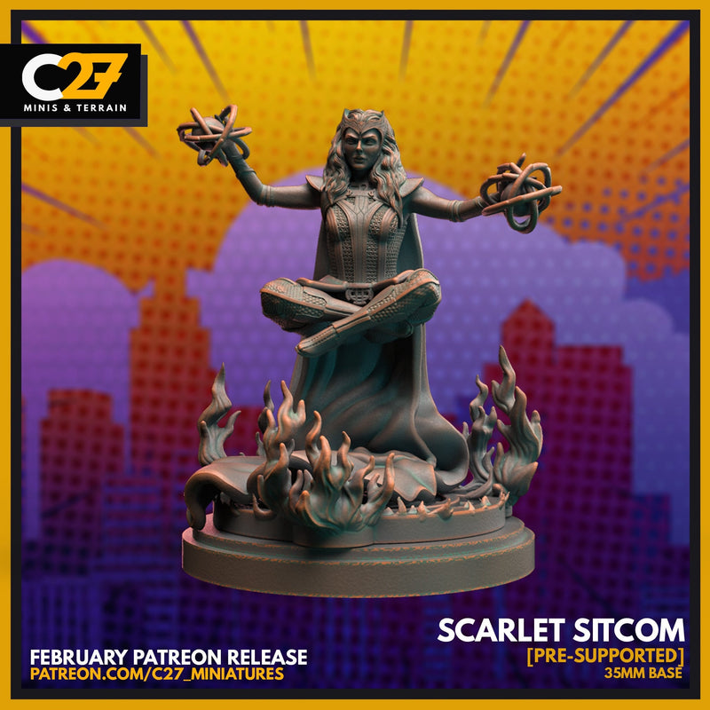 Scarlet Witch - Marvel: Crisis Protocol Proxy | C27 Studios