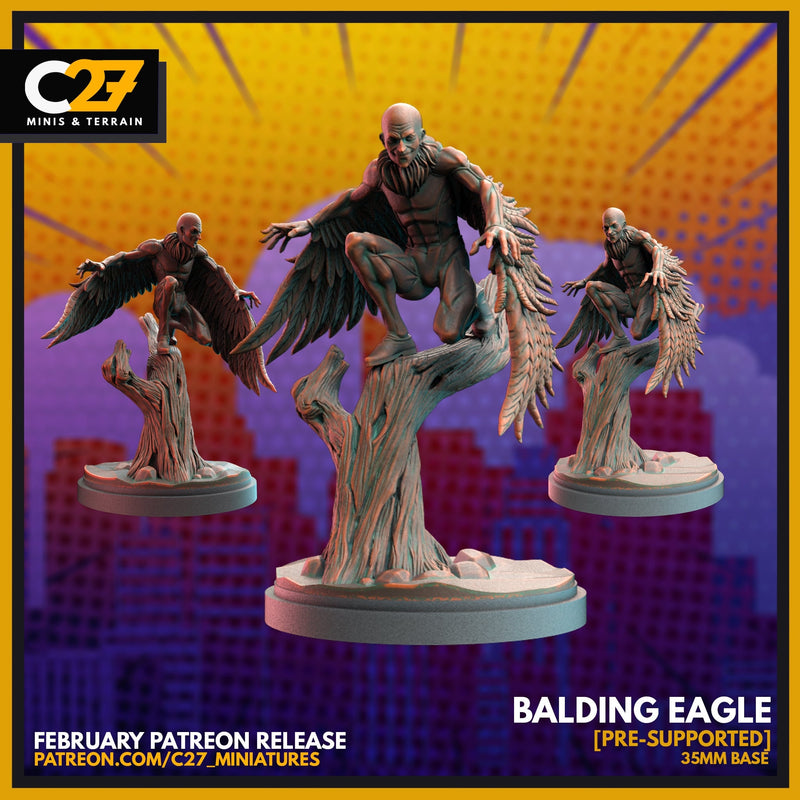 Vulture 40mm Scale Miniature | Crisis Protocol Proxy | C27