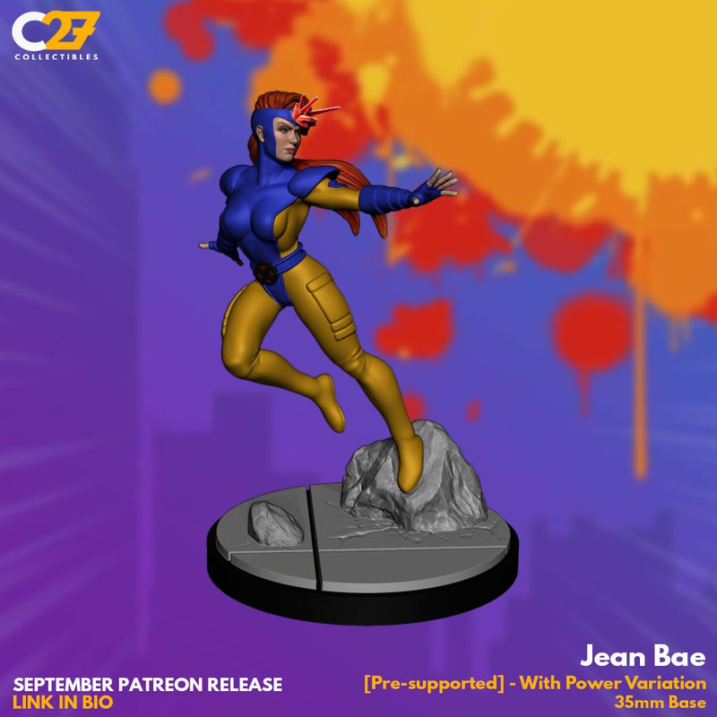 Jean Grey 40mm Scale Miniature | Crisis Protocol Proxy | C27