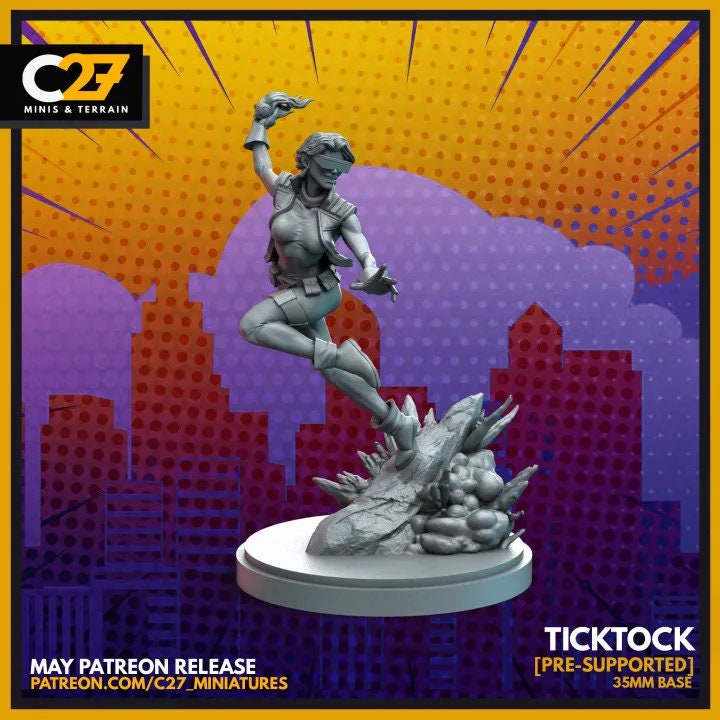 Boomboom 40mm Scale Miniature | Crisis Protocol Proxy | C27