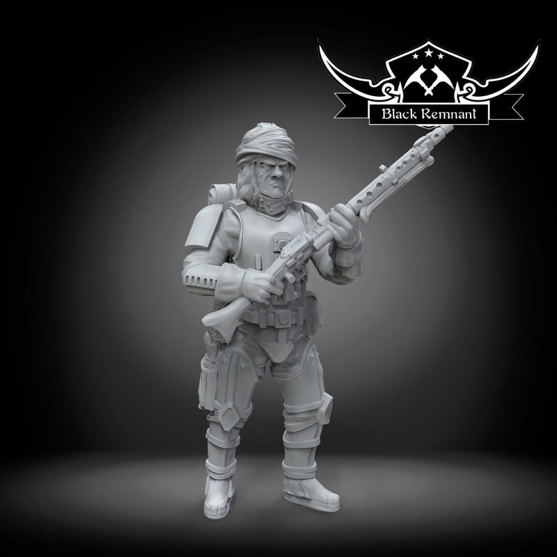 Cybernetic Bounty Hunter - Star Wars Legion Proxy | Black Remnant