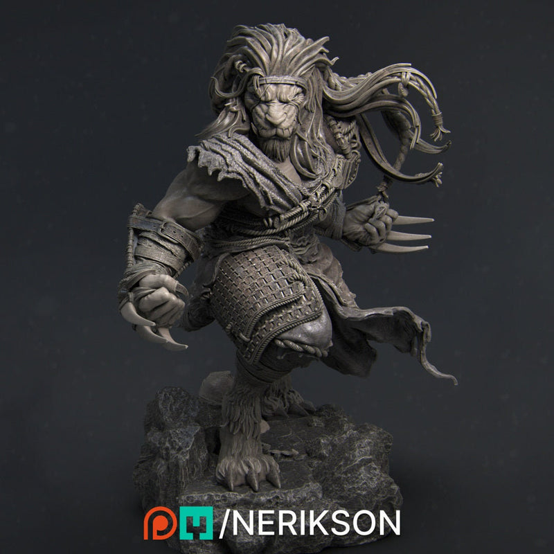 Azat, Way of the Long Death Monk | Statue | Model Kit | Sculpture