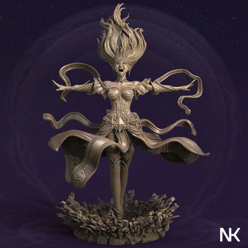 Lyndra the Archmage | Statue | Model Kit | Sculpture