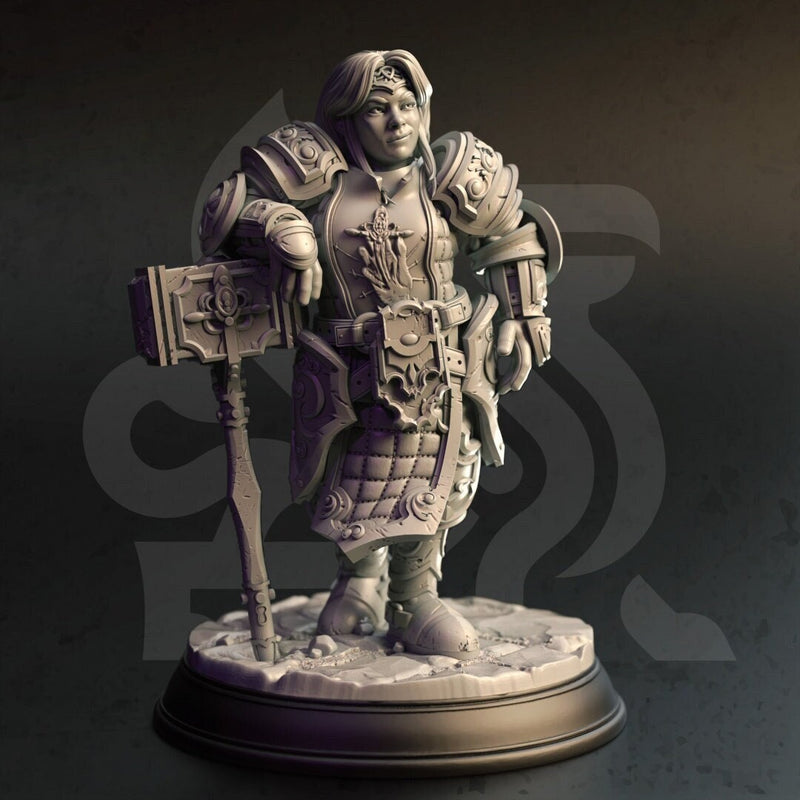 Dwarf Conquest Paladin - Enira | DM Stash | DnD | Fantasy | Miniature