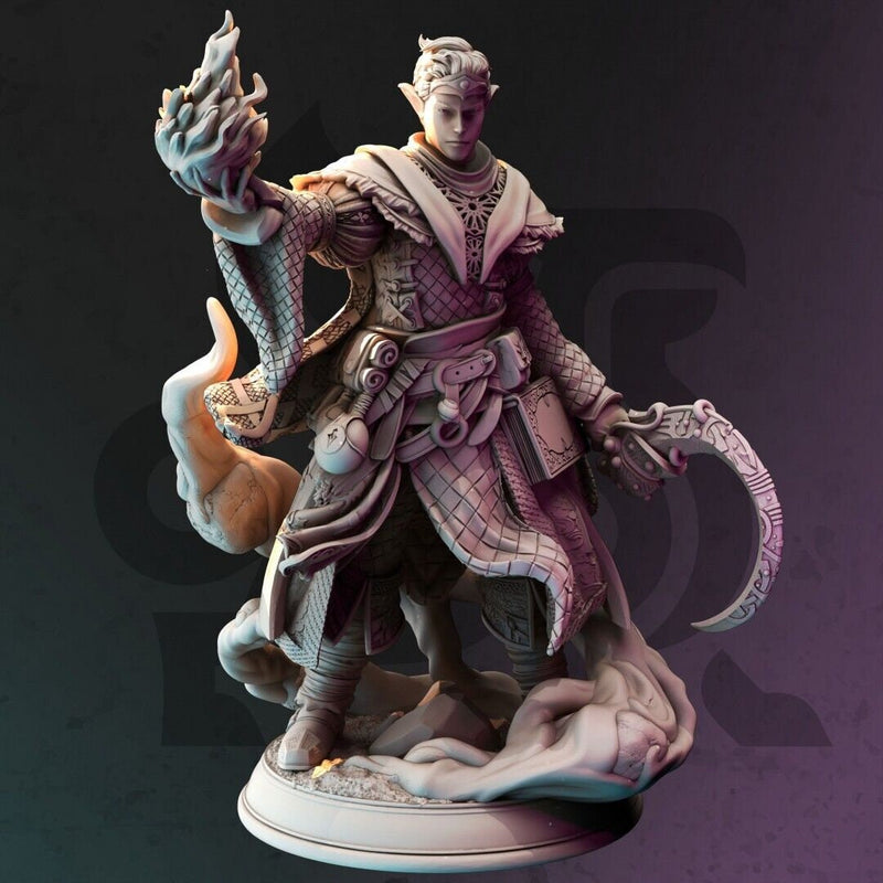 Drow Moon Sorcerer - Yunas | DM Stash | DnD | Fantasy | Miniature