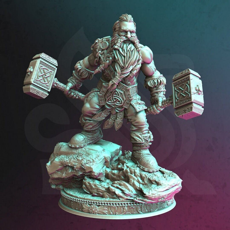 Dwarf Barbarian - Mathias | DM Stash | DnD | Fantasy | Miniature