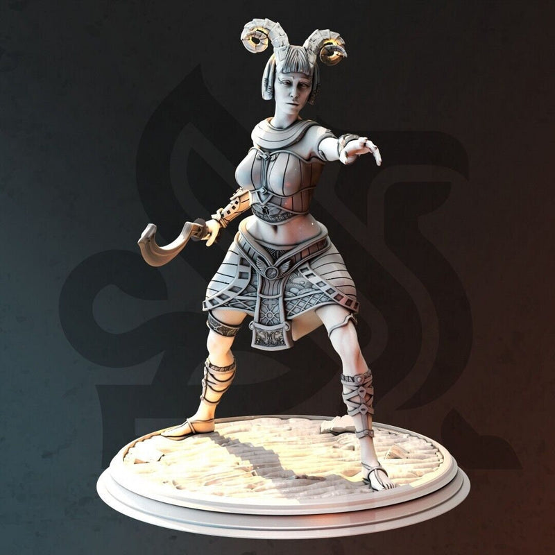 Exotic Tiefling Warlock - Karina Remar | DM Stash | DnD | Fantasy | Miniature