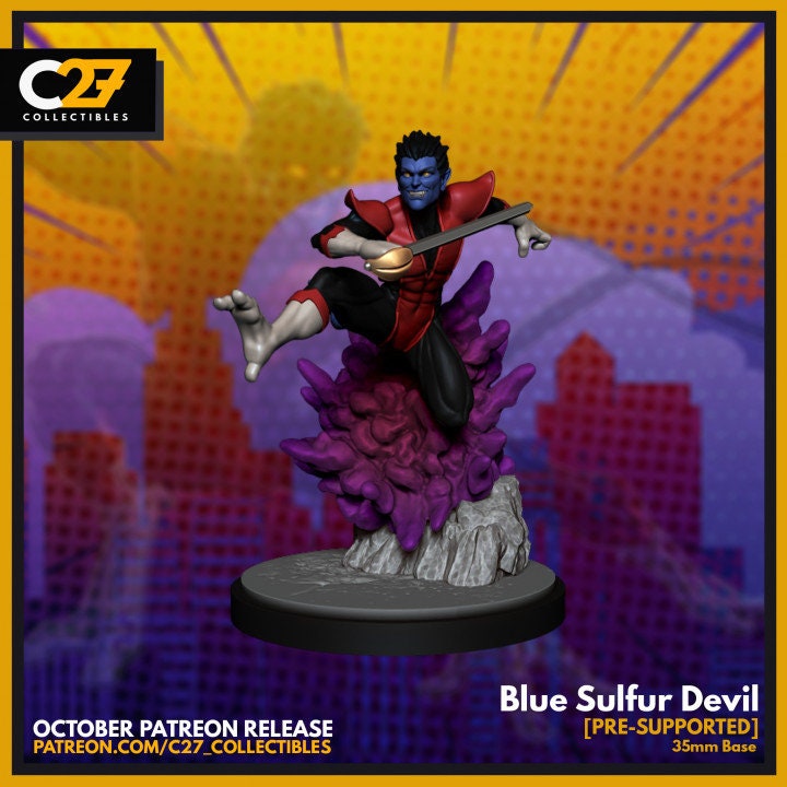 Nightcrawler 40mm Scale Miniature | Crisis Protocol Proxy | C27