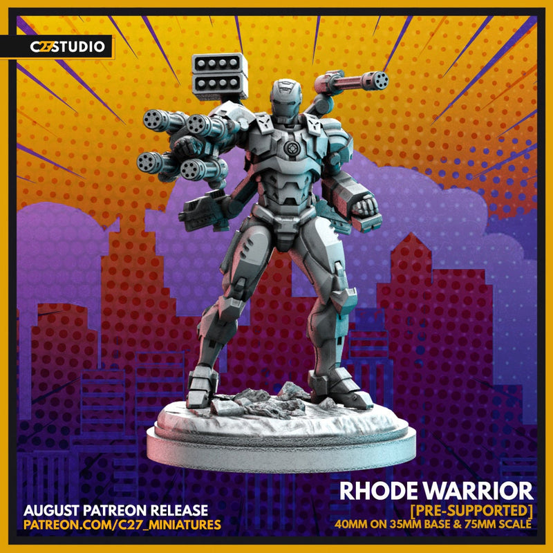 War Machine 40mm Scale Miniature | Crisis Protocol Proxy | C27