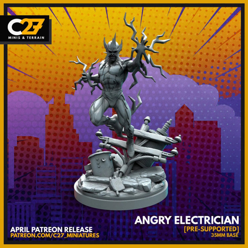 Electro 40mm Scale Miniature | Crisis Protocol Proxy | C27