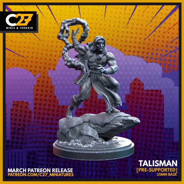 Shaman 40mm Scale Miniature | Crisis Protocol Proxy | C27