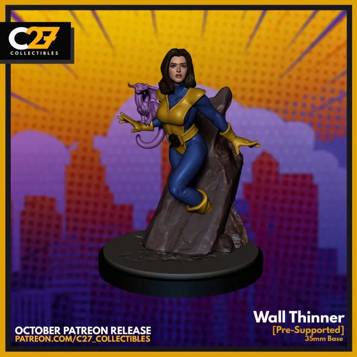 Shadowcat / Kitty Pryde 40mm Scale Miniature | Crisis Protocol Proxy | C27