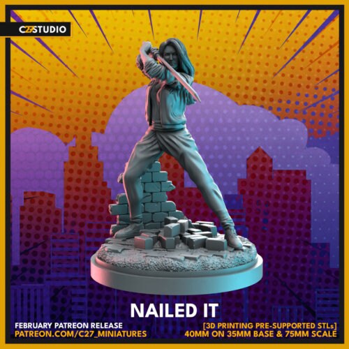 Colleen Wing 40mm Scale Miniature | Crisis Protocol Proxy | C27