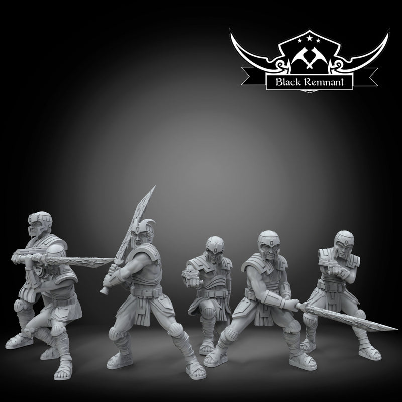 Ancient Red Warriors - Star Wars Legion Proxy | Black Remnant