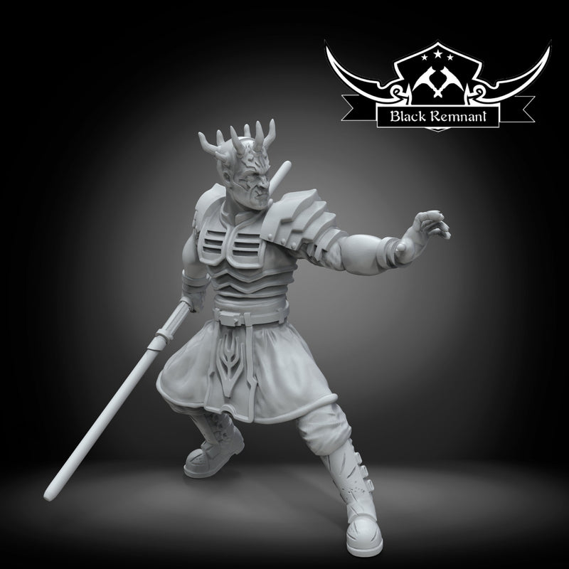 Green Horned Brother (Pose 2) - Star Wars Legion | Shatterpoint Proxy | Black Remnant