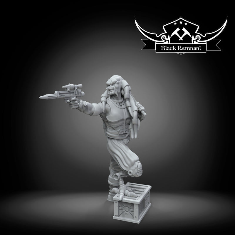 Blue Pirate Leader - Star Wars Legion Proxy | Black Remnant