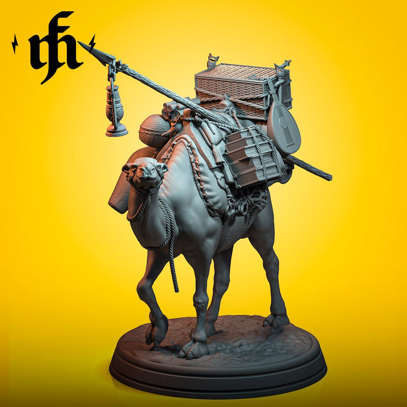 Pack Camel | Midasa Forge | DnD | Fantasy | Miniature